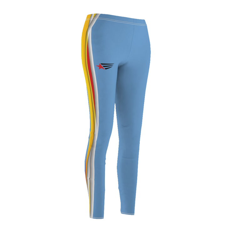 Gymstar Xtreme Women’s Cut &amp; Sew Leggings Blue | Yoga, Fitness &amp; Casual Wear