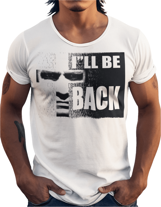 GYMSTAR "I'll Be Back" Terminator-Inspired Bodybuilding T-Shirt