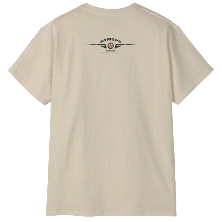 GYMSTAR "British Steel" Bodybuilding T-Shirt - UK Heritage Gym Wear
