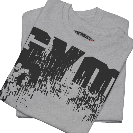 A silver grey Gymstar workout t-shirt with a black graphic that reads 'GYM i want you',   and logo, presumably bodybulding or fitness. Front  view.