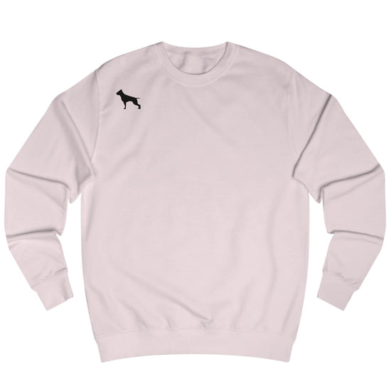 pink, sporty hoodie for fitness and crossfit by the Fitbull brand, branded with a logo, Front view.
