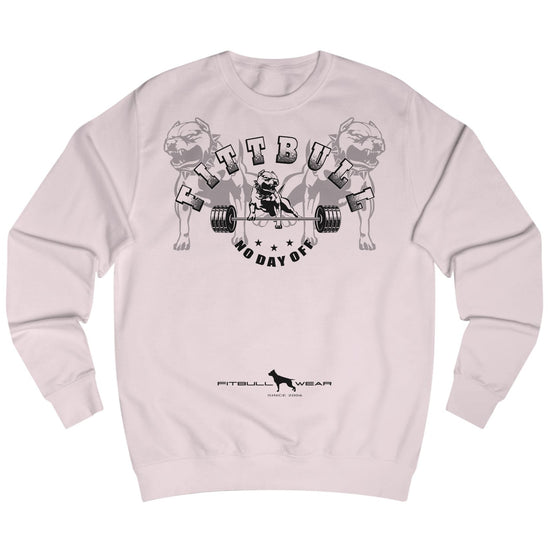 pink Sporthoodie der Marke Fitbull Fitnessbekleidung mit motivierendem Bodybuilding-Motiv