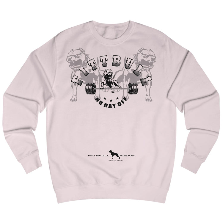 pink Sporthoodie der Marke Fitbull Fitnessbekleidung mit motivierendem Bodybuilding-Motiv