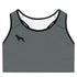 a charcoal-black sports bra fittbull-fitt-wear for crossfit training clothes 