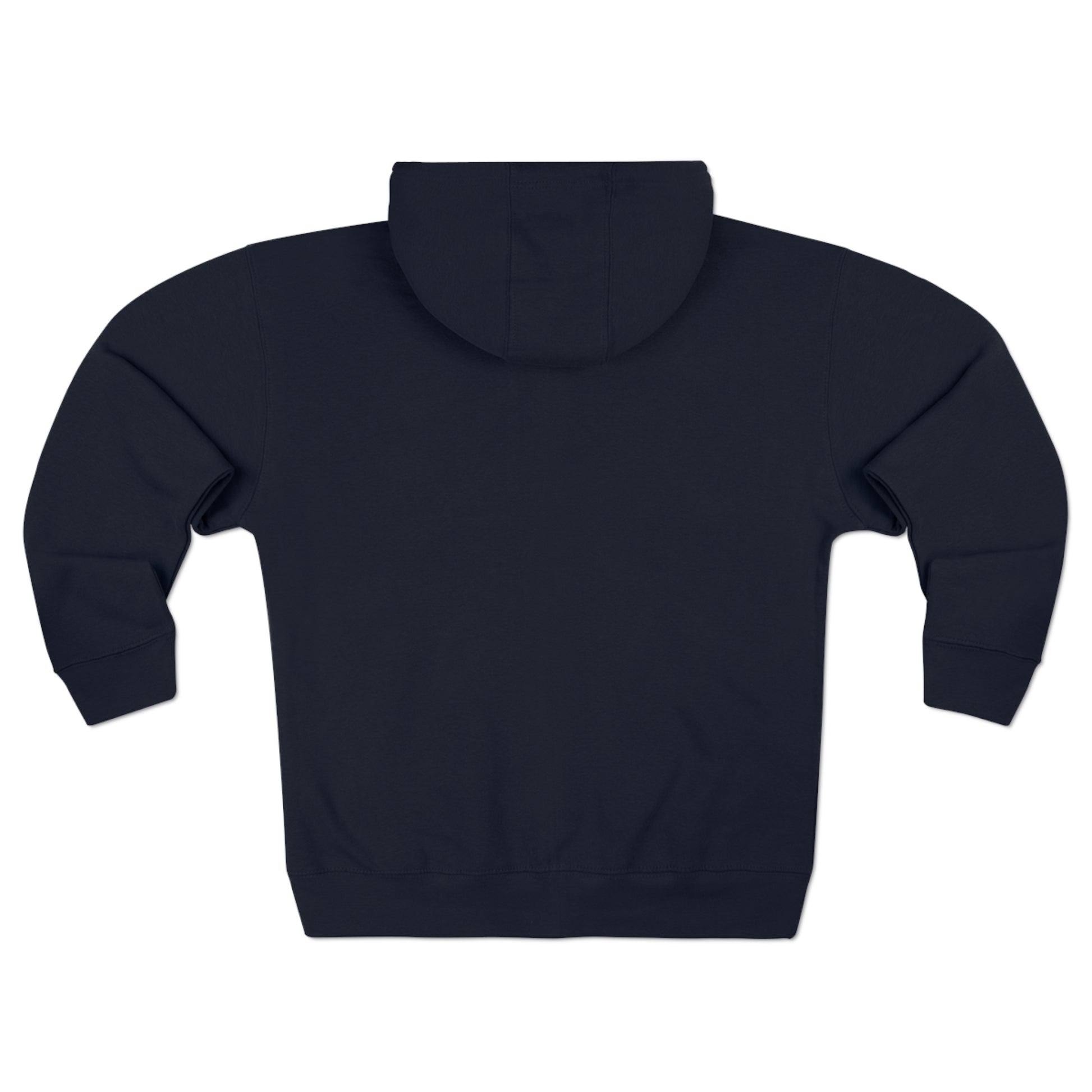 Sport hoodie gymstar rear view deep navy blue.